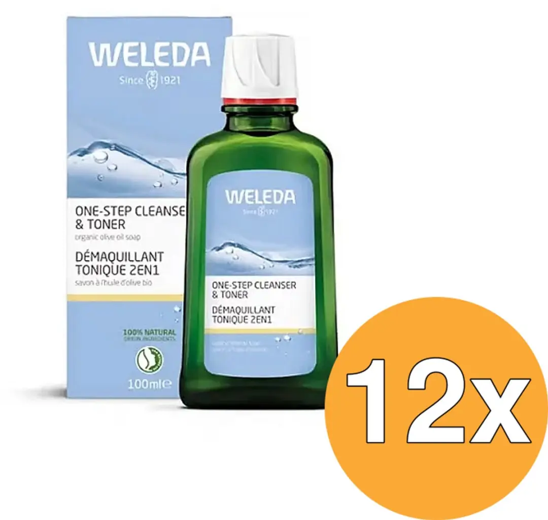 12x WELEDA 2-in-1 Reiniging (100 ml)
