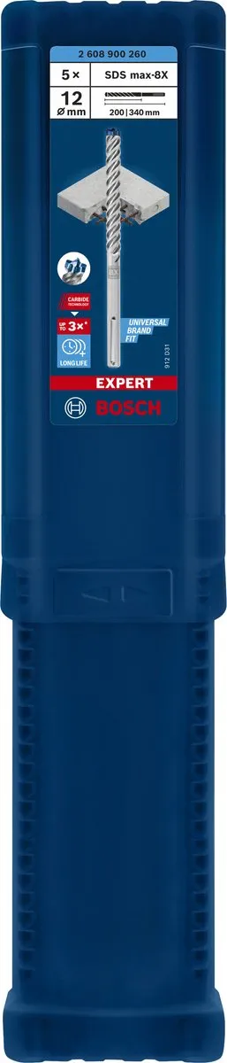 Bosch Professional EXPERT SDS max-8X Hamerboor 12mm