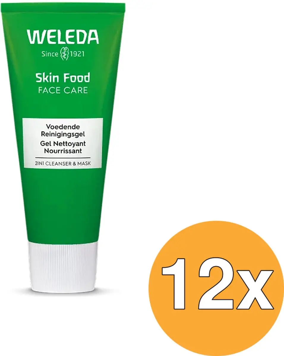 12x WELEDA Skin Food Reinigingsgel (75 ml)