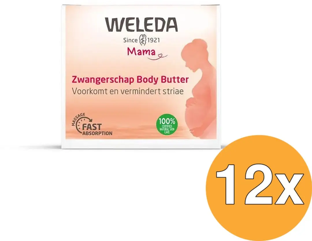 12x WELEDA Zwangerschaps Body Butter (150 ml)