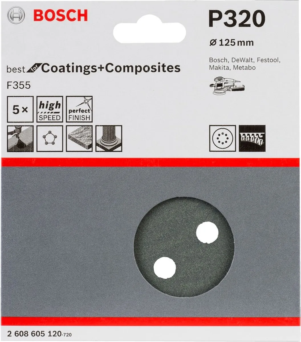 Bosch Professional Schuurvel Ø125 Best Coatings