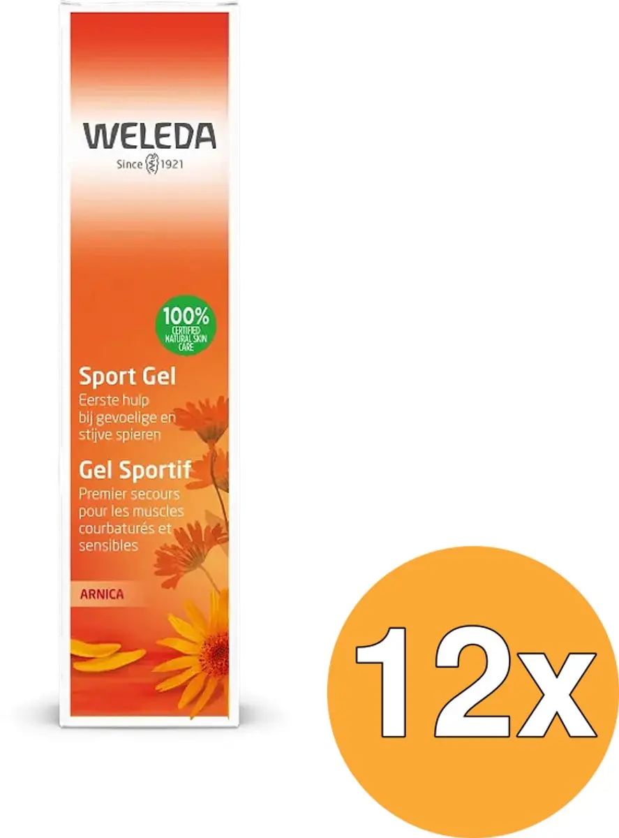 12x WELEDA Arnica sport gel (25 gr)