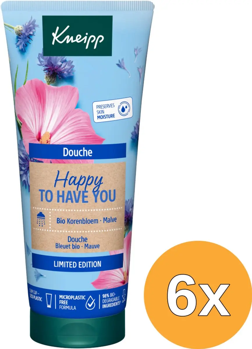 6x Kneipp Douche Happy To Have You (200 ml)