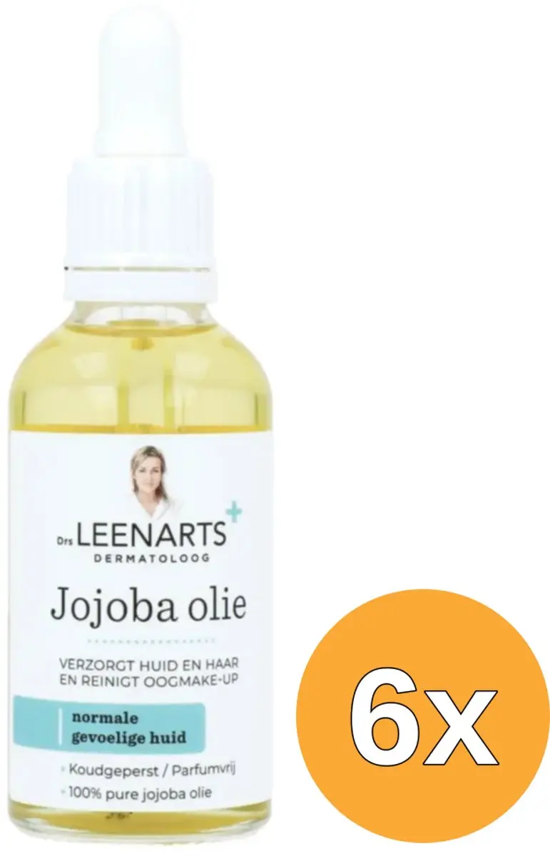 6x Drs Leenarts Jojoba Olie (50 ml)