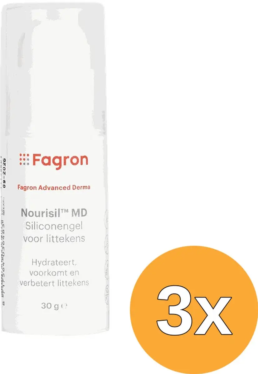 3x Fagron Nourisil MD Siliconengel (30 gr)