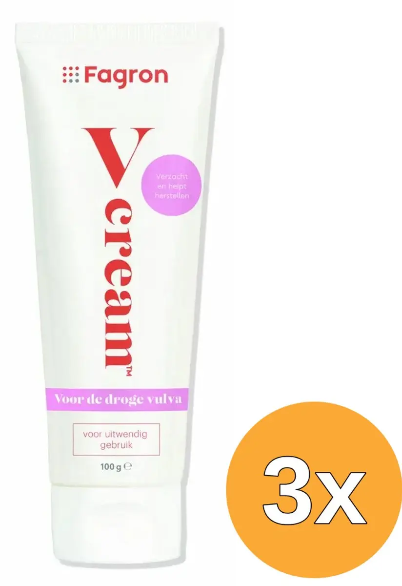 3x Fagron V-Cream (100 gr)