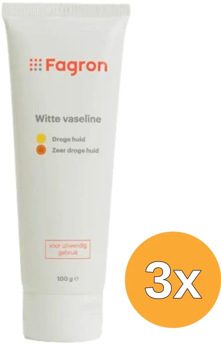 3x Fagron Witte Vaseline (30 gr)