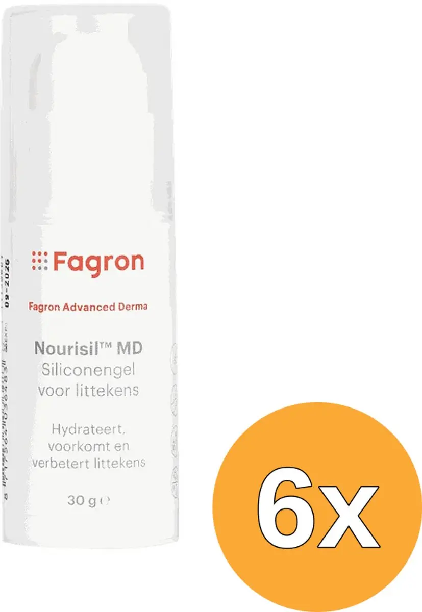 6x Fagron Nourisil MD Siliconengel (30 gr)