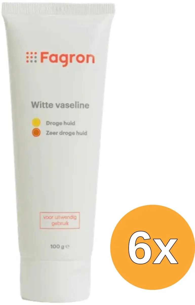 6x Fagron Witte Vaseline (30 gr)