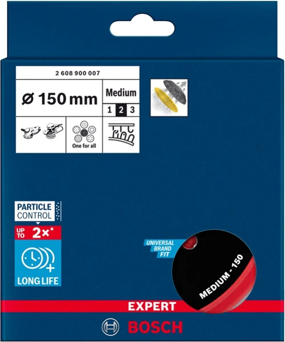 Bosch Professional EXPERT Steunschijf 150mm - Multihole