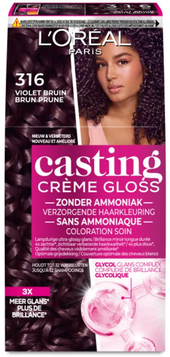 L'Oréal Paris Casting Crème Gloss 316 Blackberry - 6 Stuks
