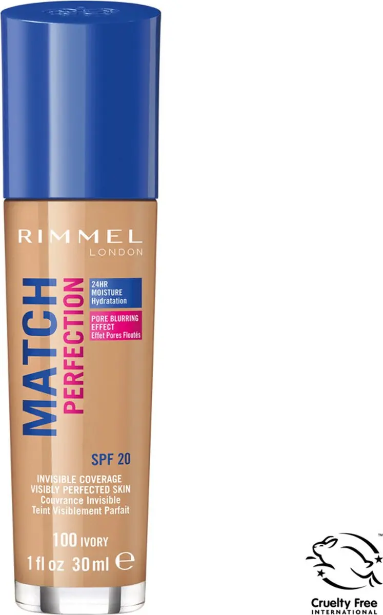 Rimmel Match Perfection Foundation 100 Ivory
