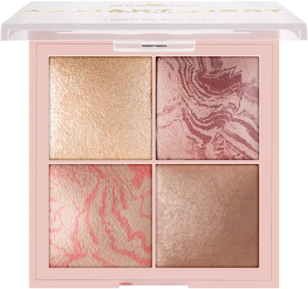 Essence Radiant Light Face Palette Glow Icon - 11g - Medium - afbeelding 5 van 5