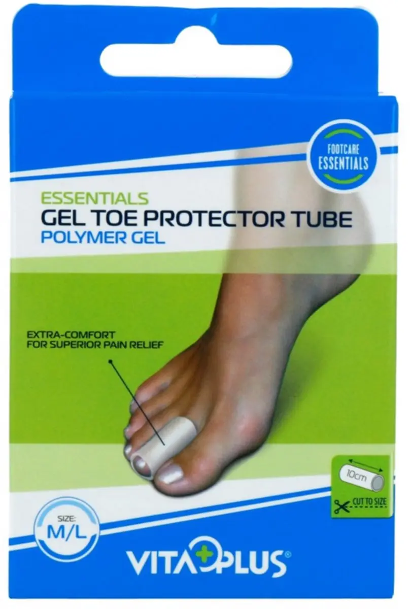 Vitaplus Essentials Gel Toe Protector Tube maat M/L 1ST