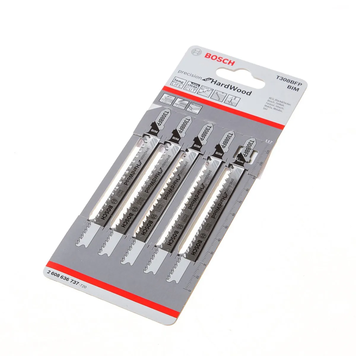 Bosch Professional T 308 BF Decoupeerzaagblad - 5 Stuks