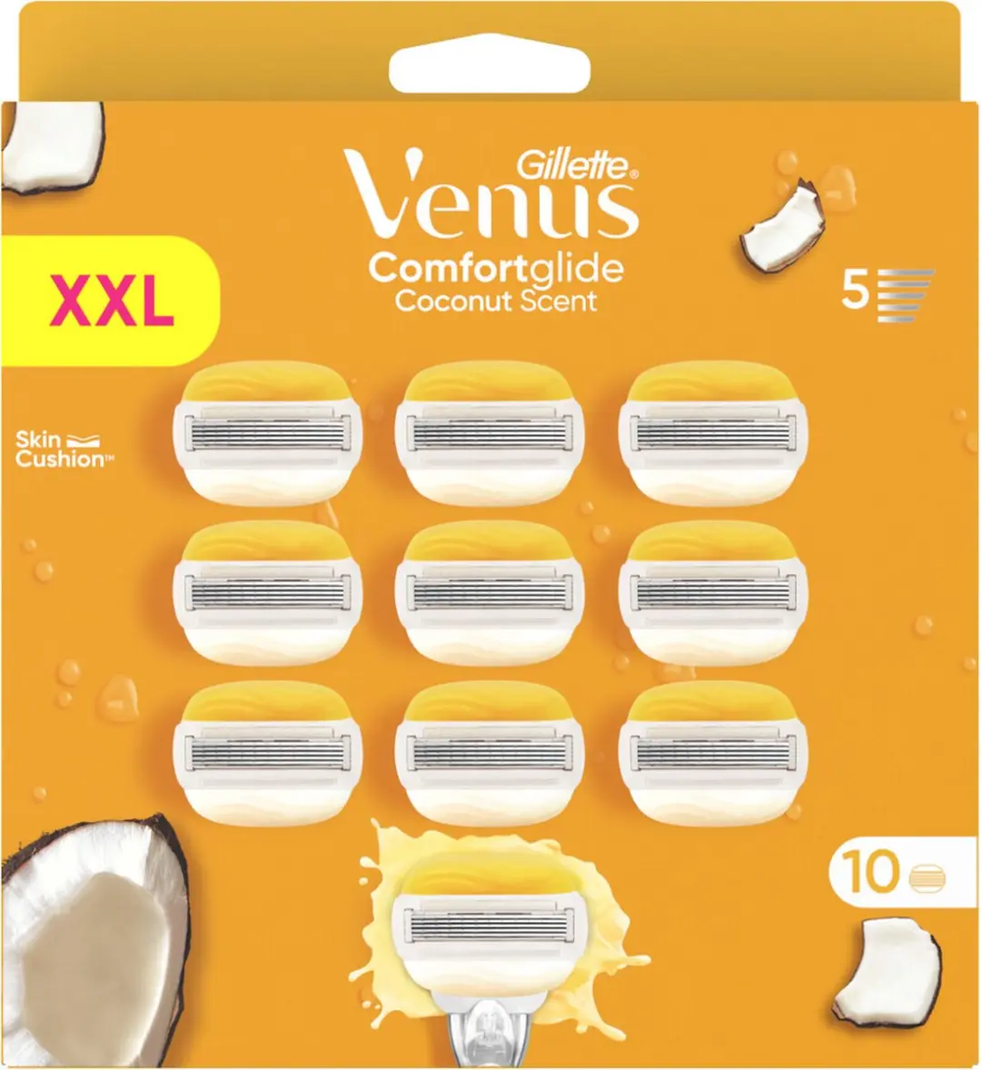 Gillette Venus Comfortglide Coconut Scheermesjes - 60 Stuks (6x10)