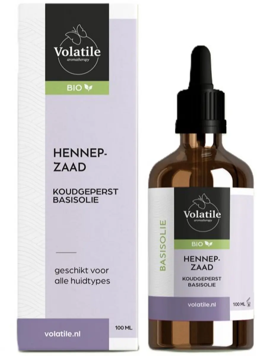 Volatile Hennepzaad Basisolie Bio 100ml
