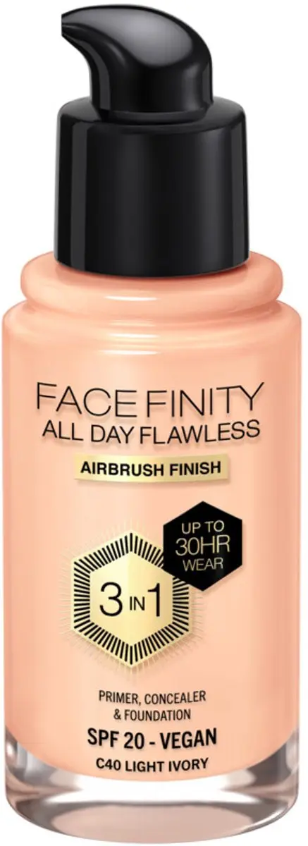 Max Factor Facefinity All Day Flawless Foundation C40 Light Ivory