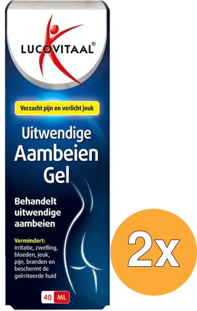 2x Lucovitaal Aambeien gel (40 ml)