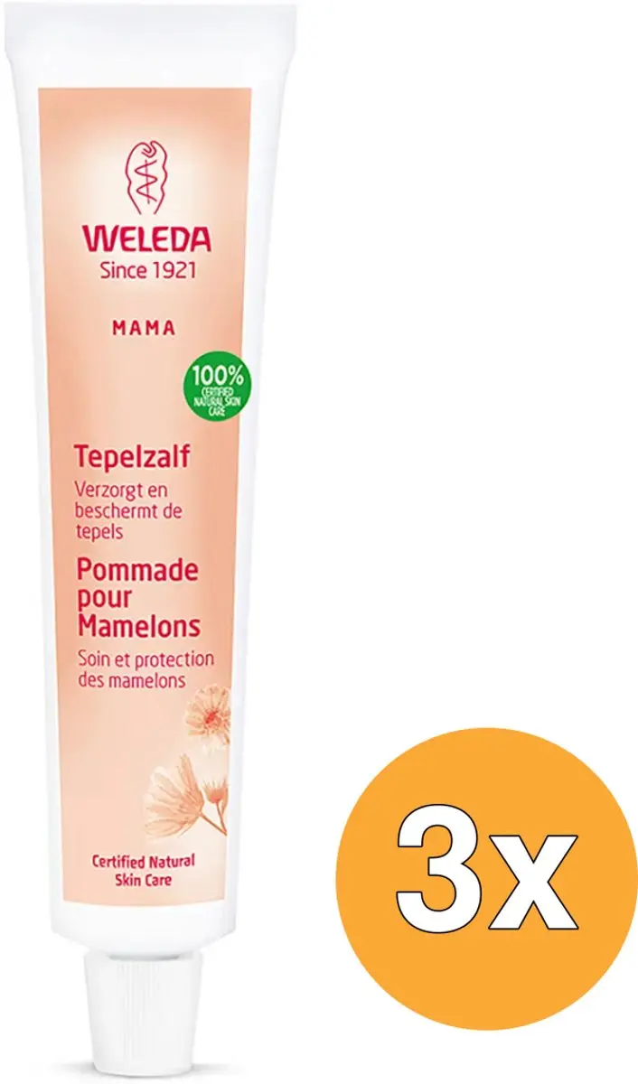 3x WELEDA Mama tepelzalf (25 gr)