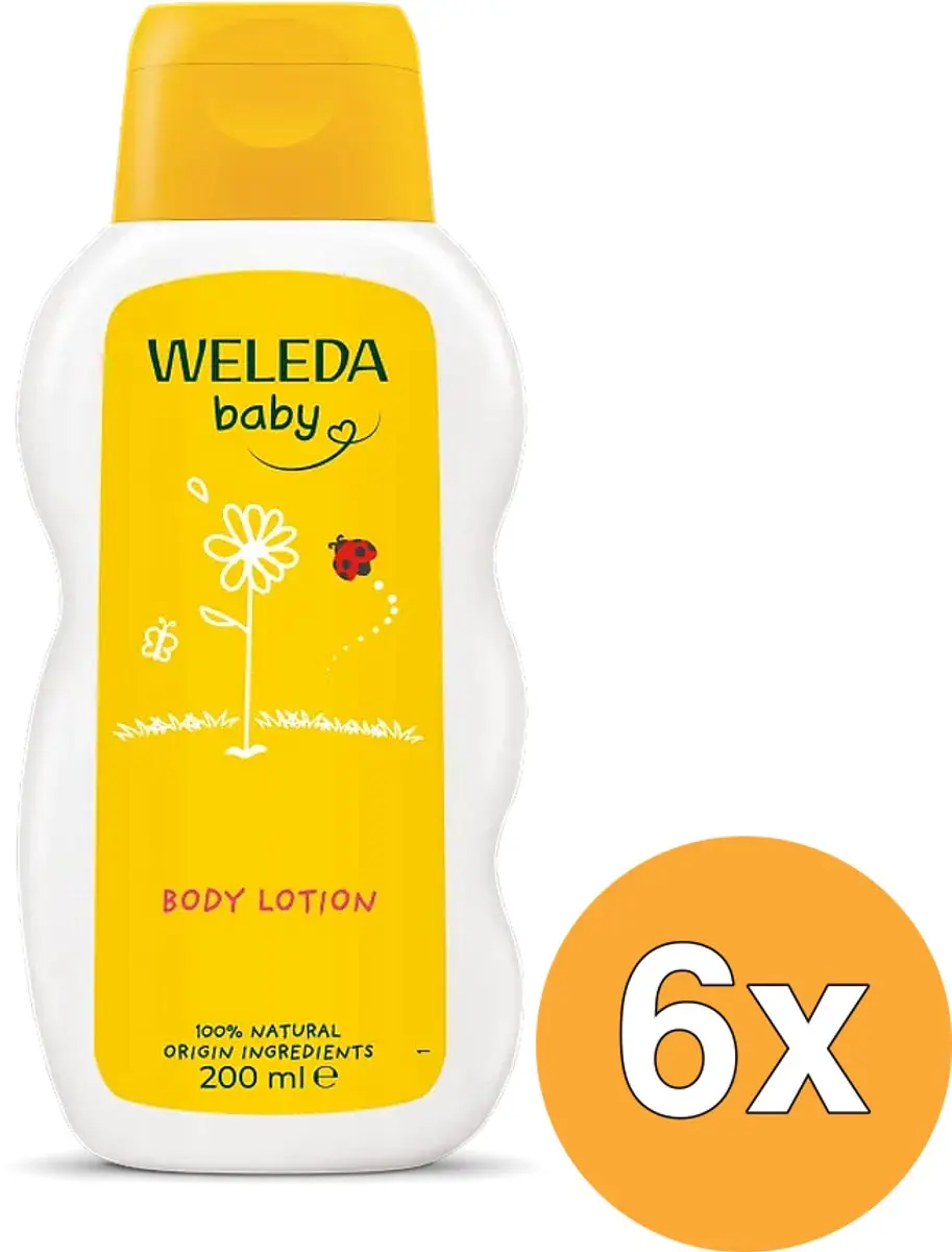6x WELEDA Calendula Body Lotion (200 ml)