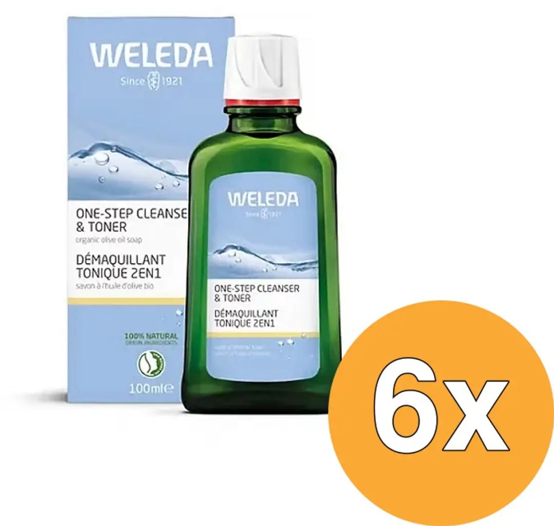6x WELEDA 2-in-1 Reiniging (100 ml)