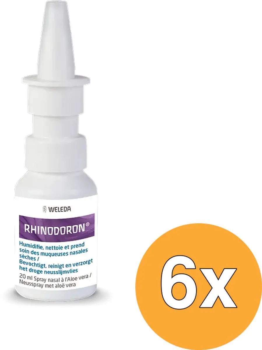 6x WELEDA Rhinodoron neusspray (20 ml)