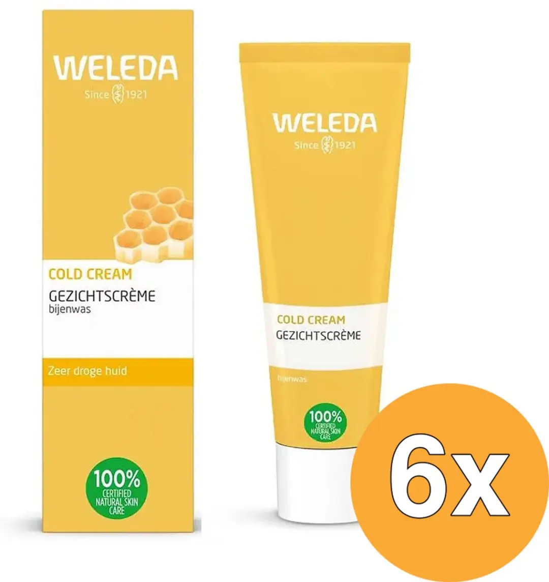 6x Weleda Cold Cream Gezichtscreme (30 ml)
