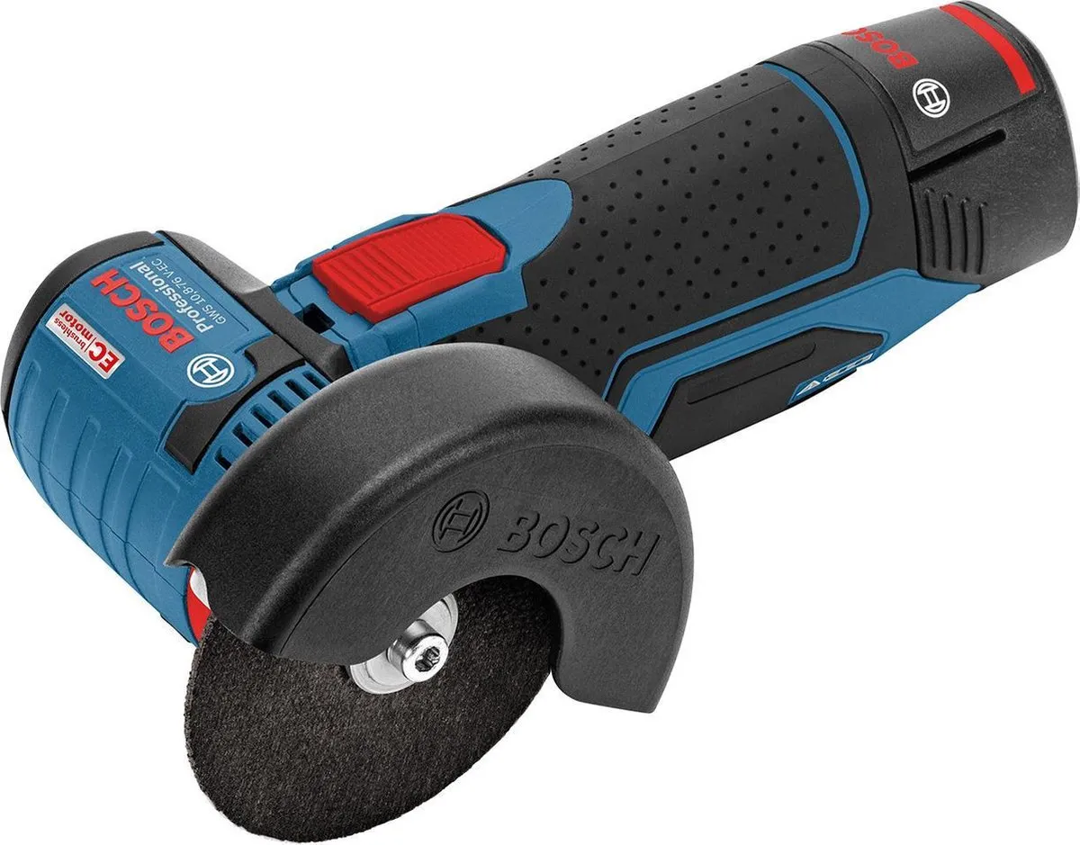 Bosch Professional GWS 12-76 V-EC Accu Haakse Slijper - Metaal - 76mm
