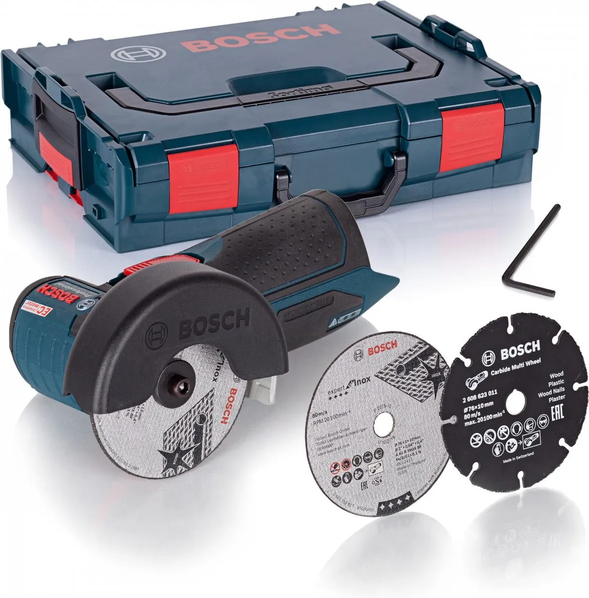 Bosch Professional GWS 12-76 V-EC Accu Haakse Slijper - Metaal - 76mm