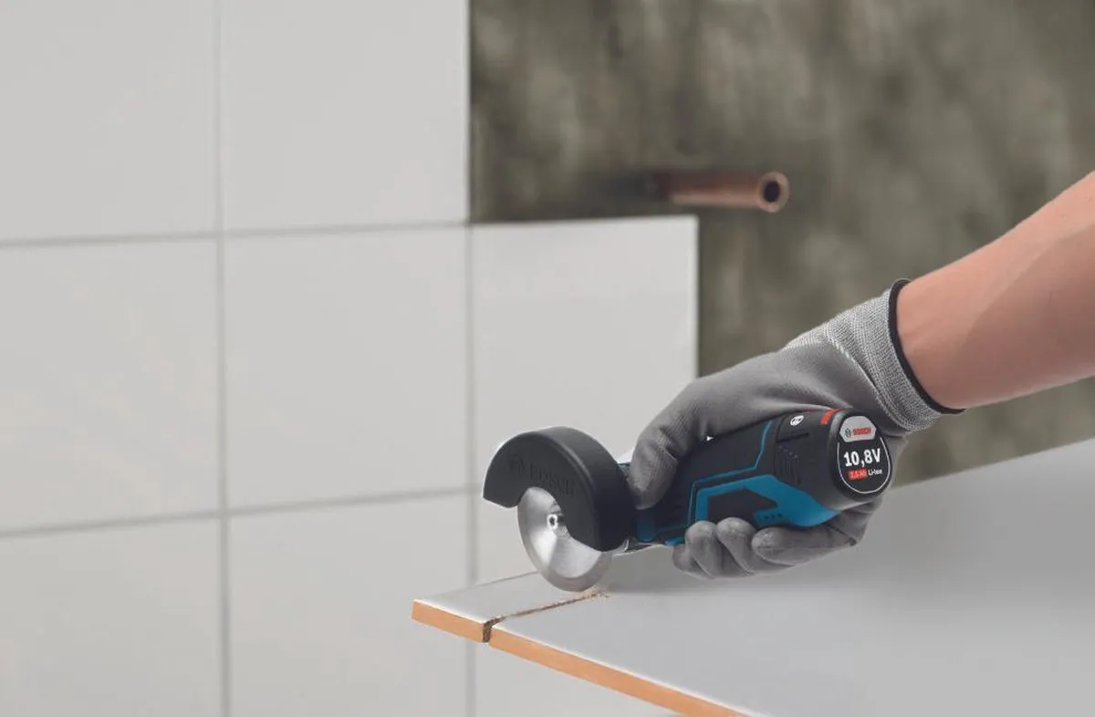 Bosch Professional GWS 12-76 V-EC Accu Haakse Slijper - Metaal - 76mm