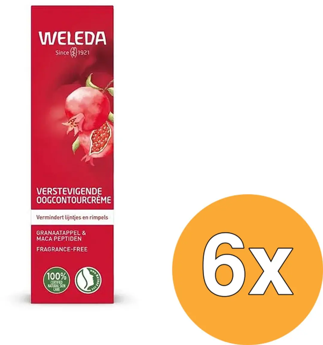 6x WELEDA Verstevigende oogcontourcreme (12 ml)