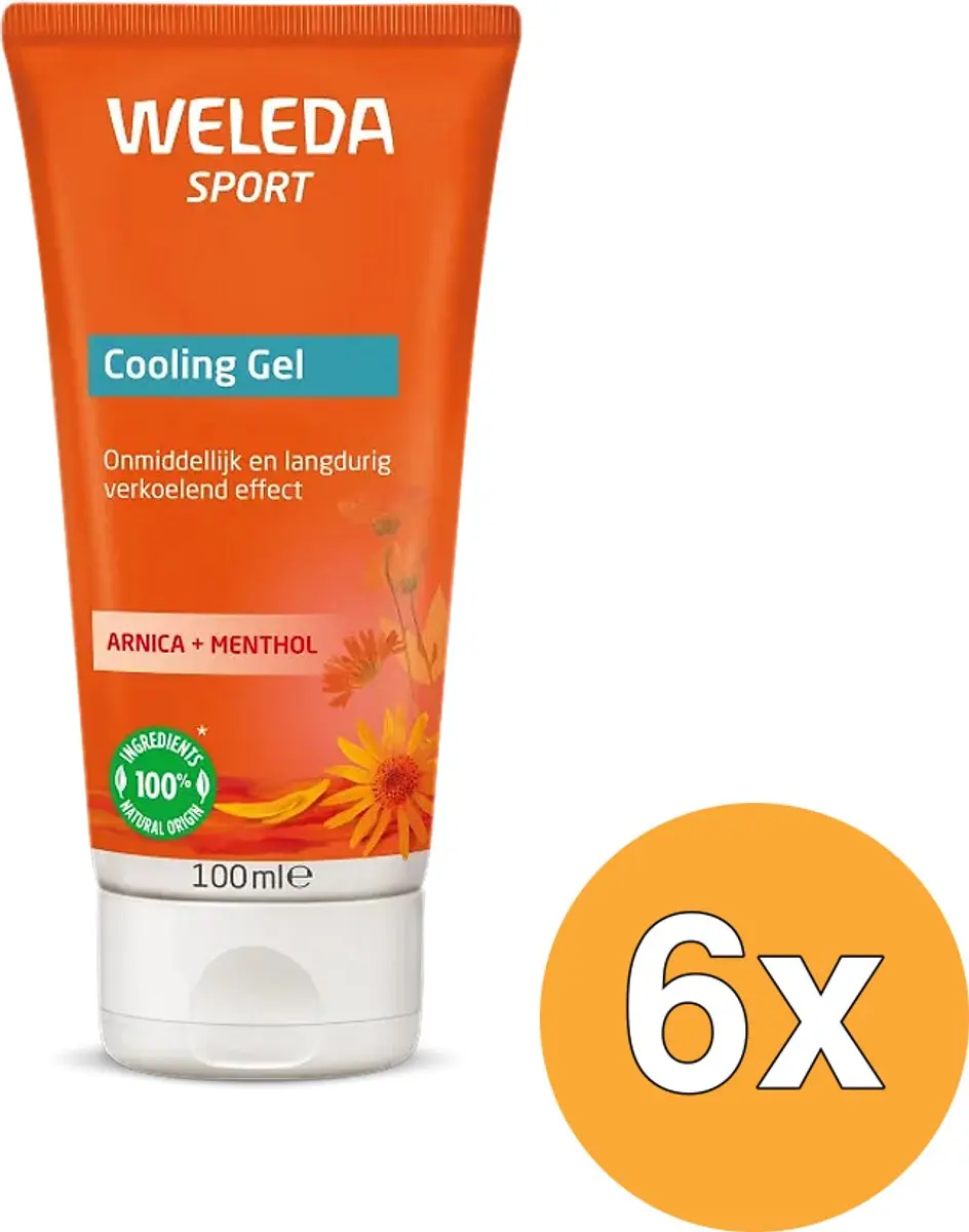 6x Weleda Sport Arnica Cooling Gel (100 ml)
