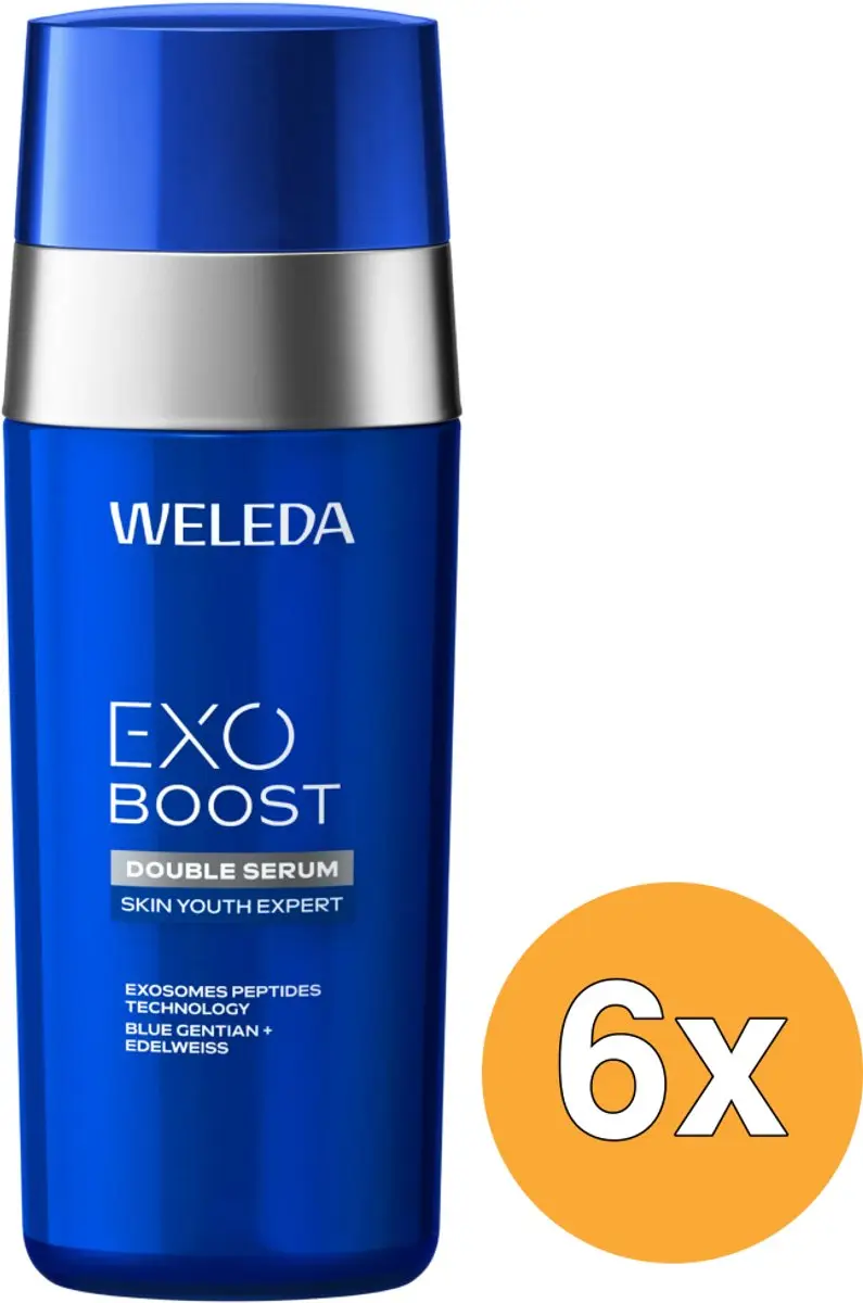 6x Weleda Exo Boost Double Serum Blauwe Gentiaan (30 ml)
