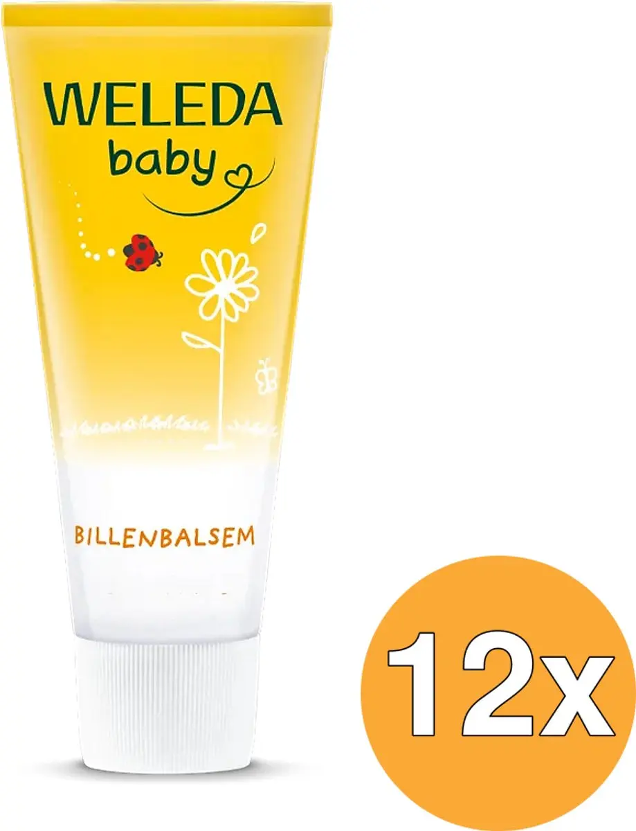 12x WELEDA Calendula baby billenbalsem (75 ml)