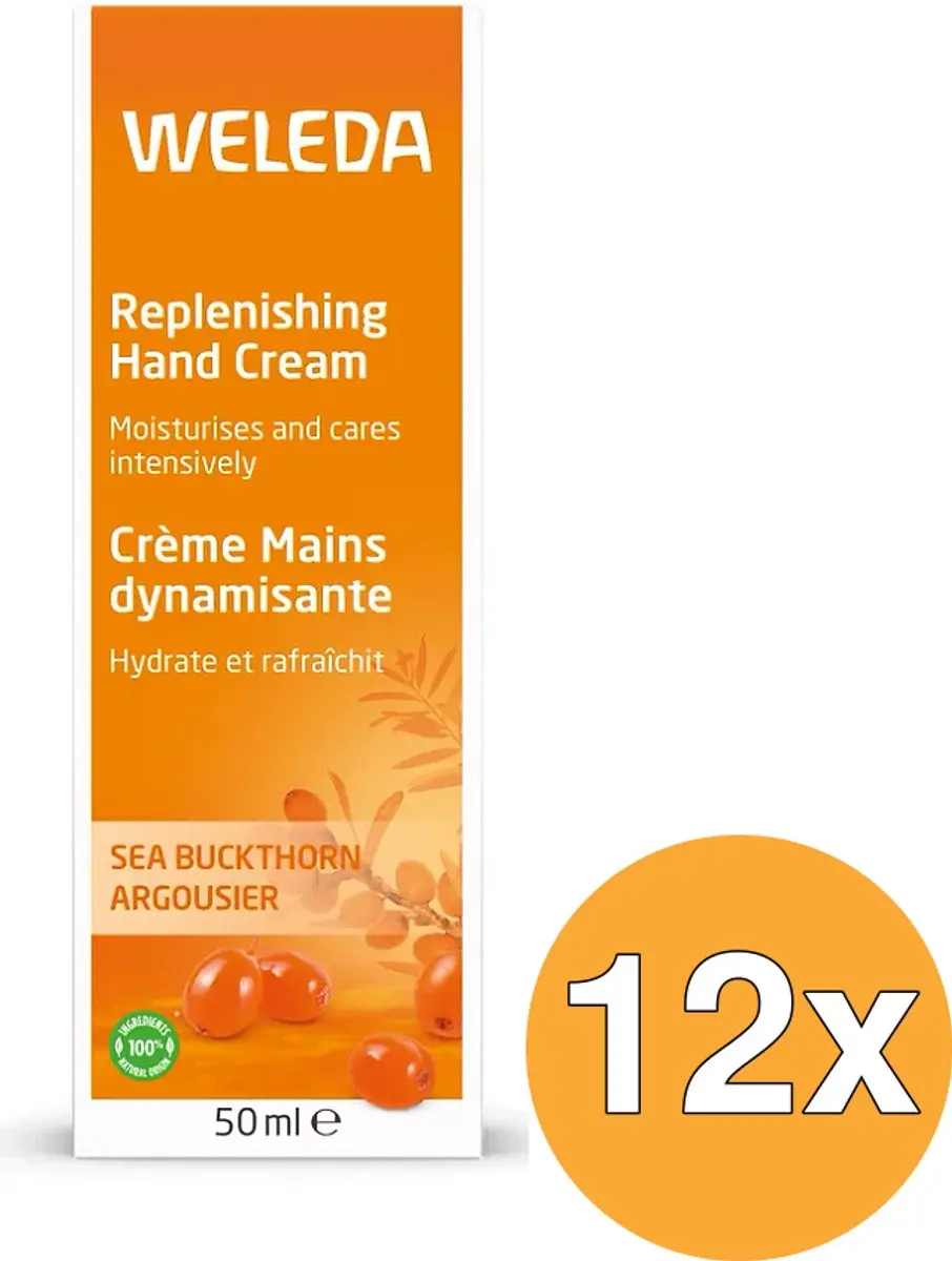 12x WELEDA Duindoorn Vitaliserende Handcreme (50 ml)