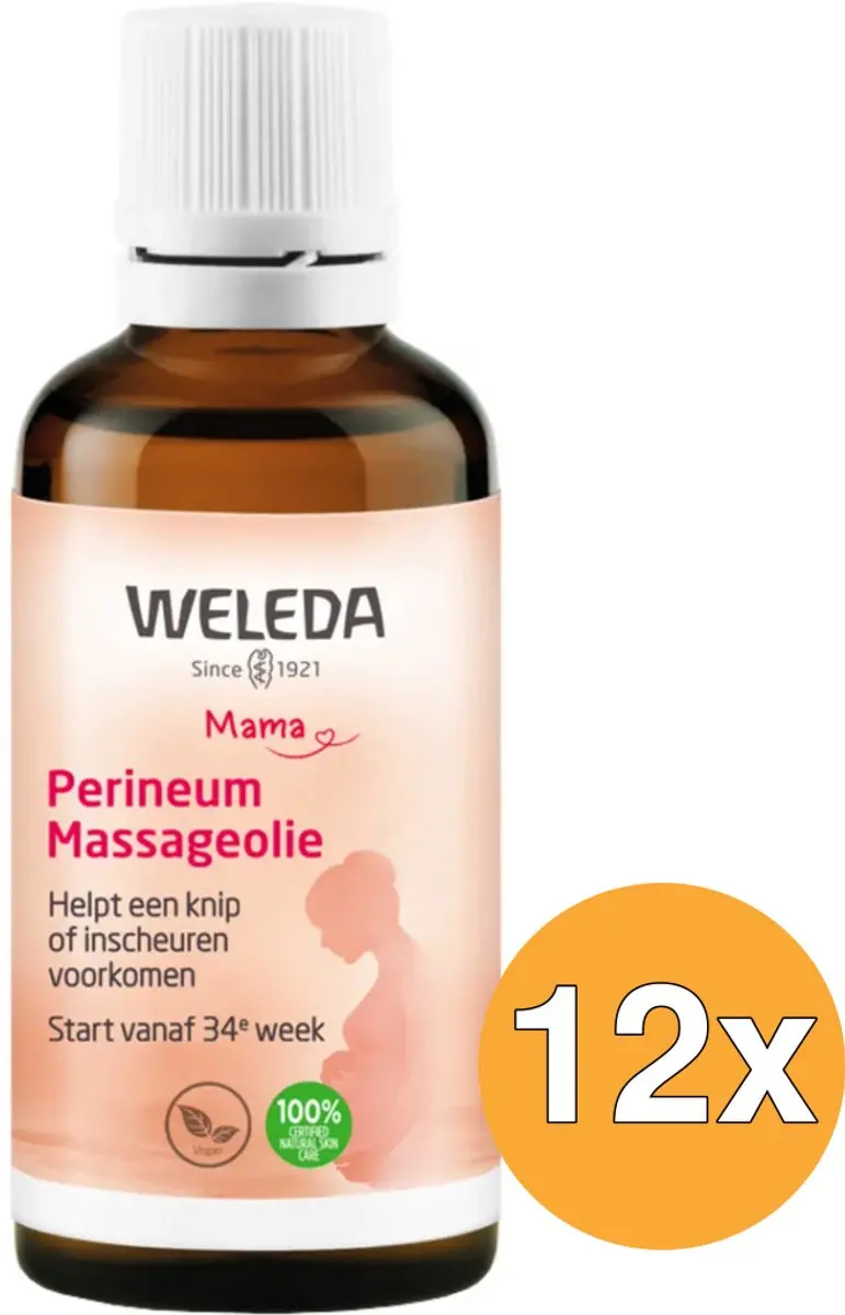 12x WELEDA Perineum masssageolie (50 ml)