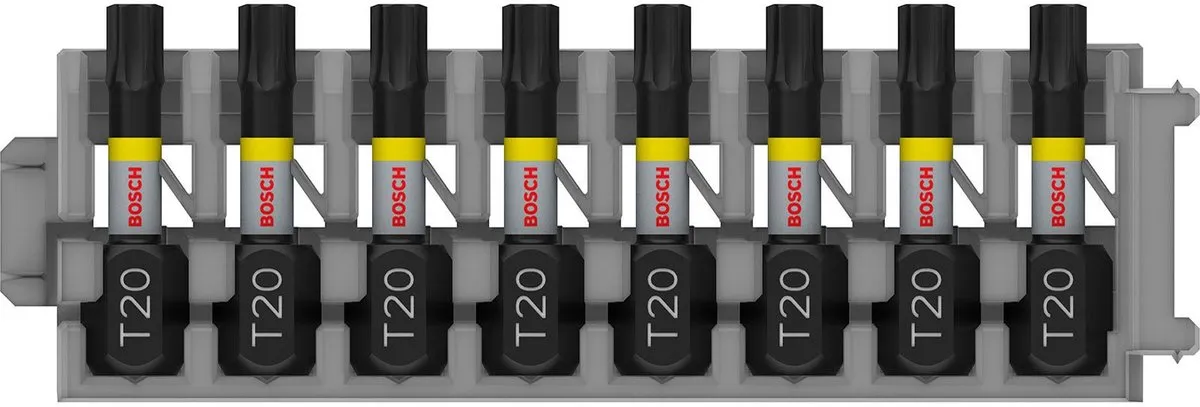 Bosch Professional Impact Insert Bit 2608522380 T20 - 8 Stuks