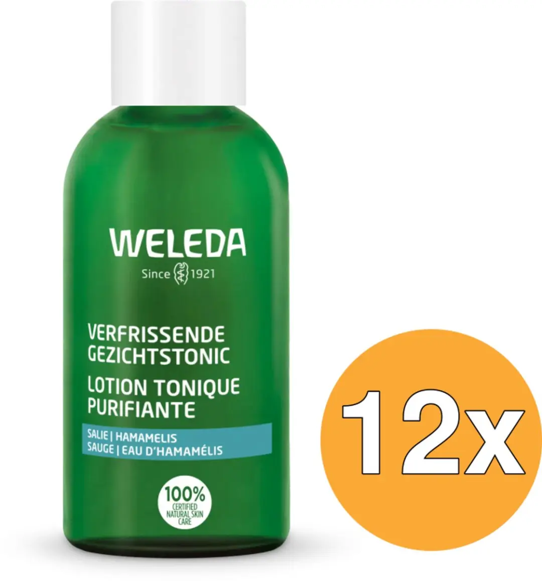 12x WELEDA Gezichtstonic verfrissend (150 ml)
