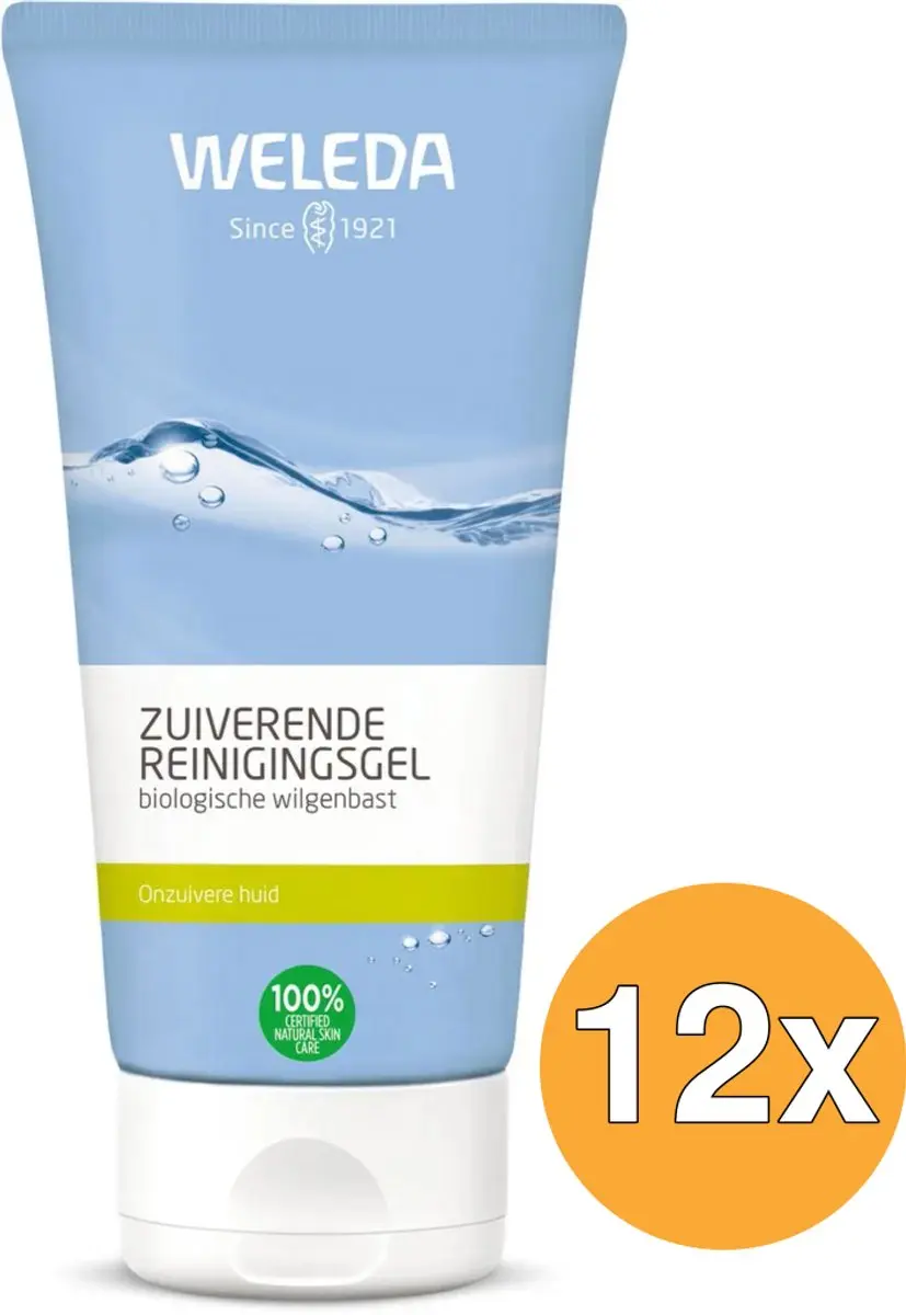 12x Weleda Zuiverende Reinigingsgel (100 ml)