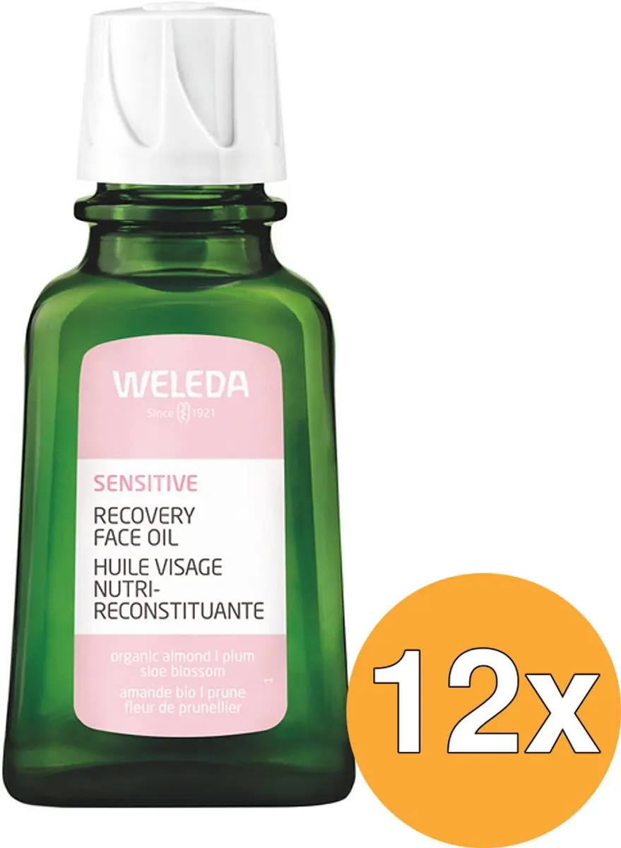 12x Weleda Sensitive Herstellende Gezichtsolie (50 ml)