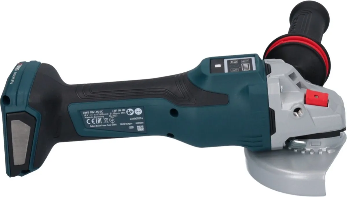 Bosch Professional GWS 18V-15 SC Haakse Slijper - 1000W - Metaal - MPN 06019H6100