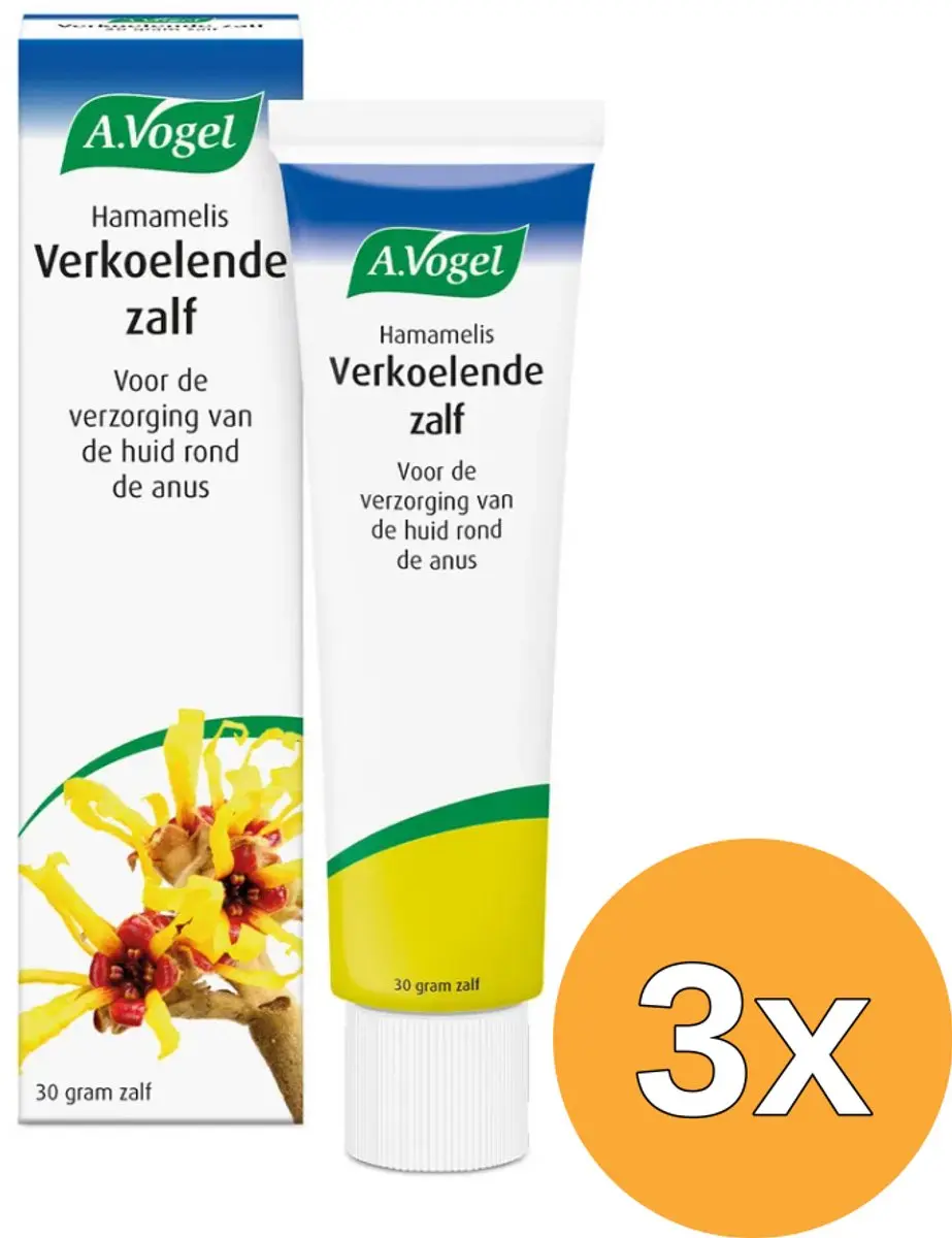 3x A.Vogel Hamameliszalf verkoelende zalf (30 gr)