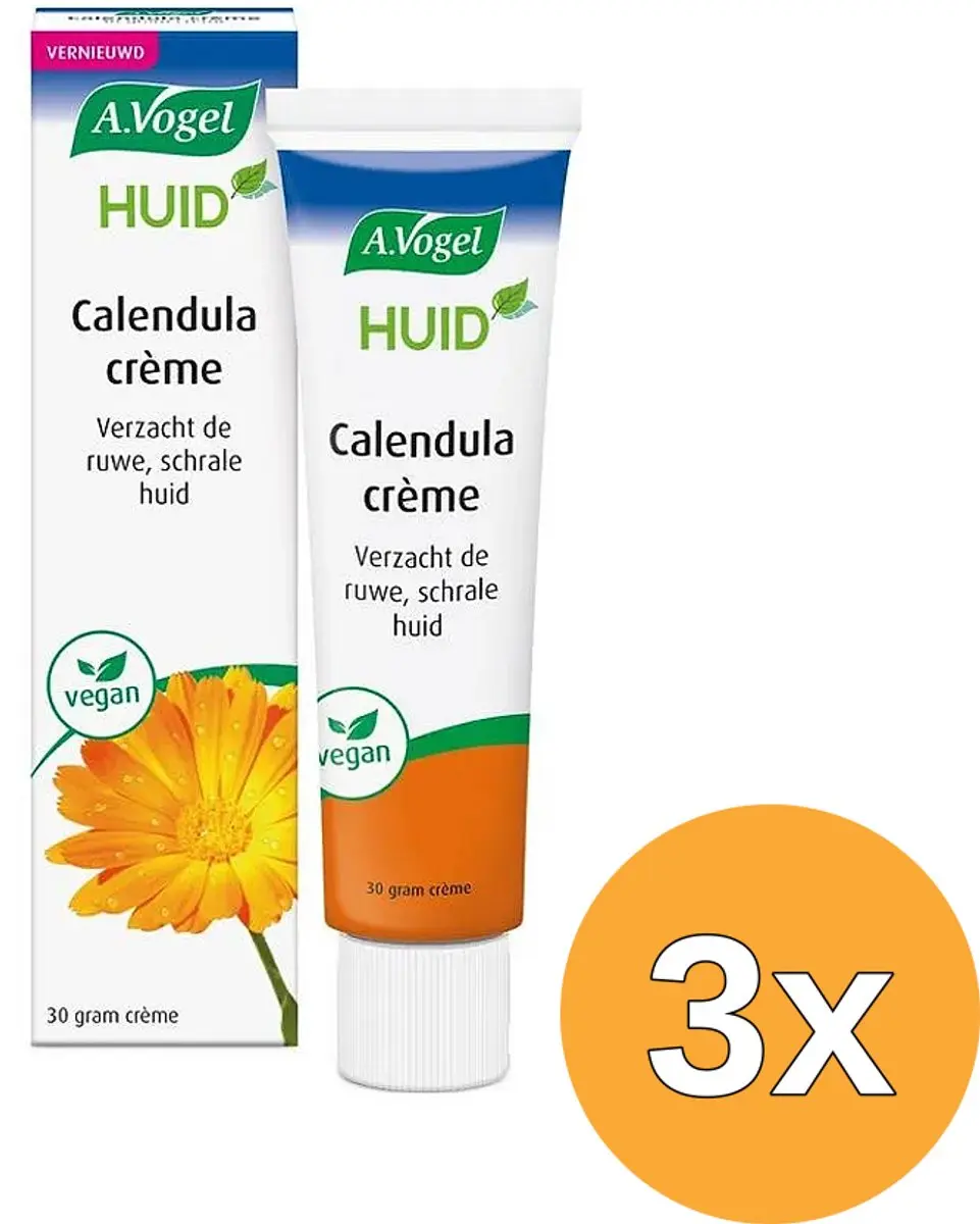 3x A.Vogel Calendula Schrale Huid Creme (30 gr)