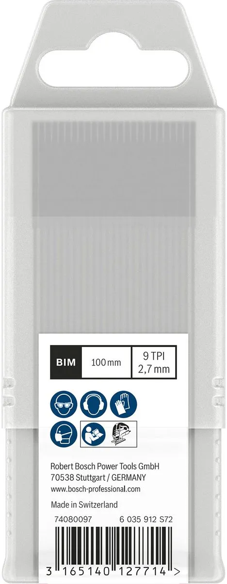 Bosch Professional T 101 BF Decoupeerzaagblad - Hout/Alu/Metalen/Kunststof