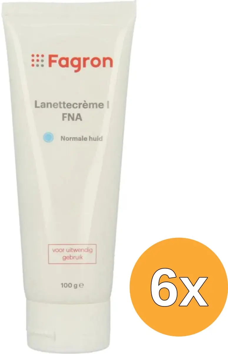 6x Fagron Lanettecreme I FNA (100 gr)