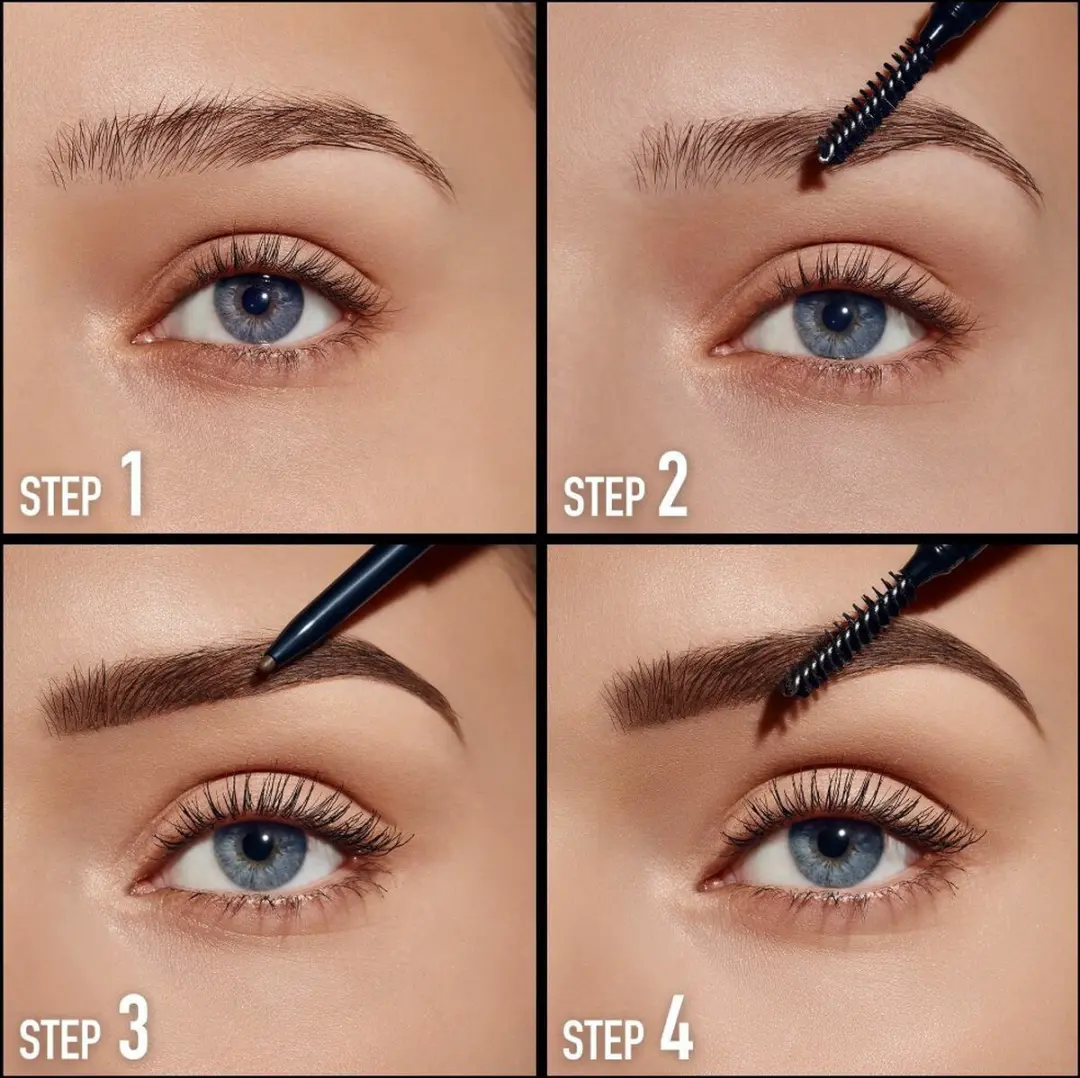 Max Factor Brow Shaper Wenkbrauwpotlood 020 Brown - 3 Stuks - afbeelding 5 van 6