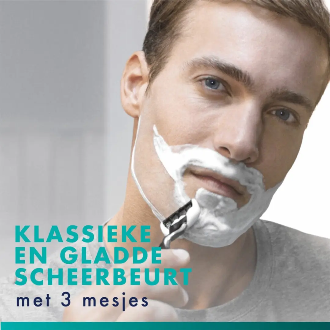 Gillette Mach3 Scheermes - 8 Stuks (3x8) - Groen