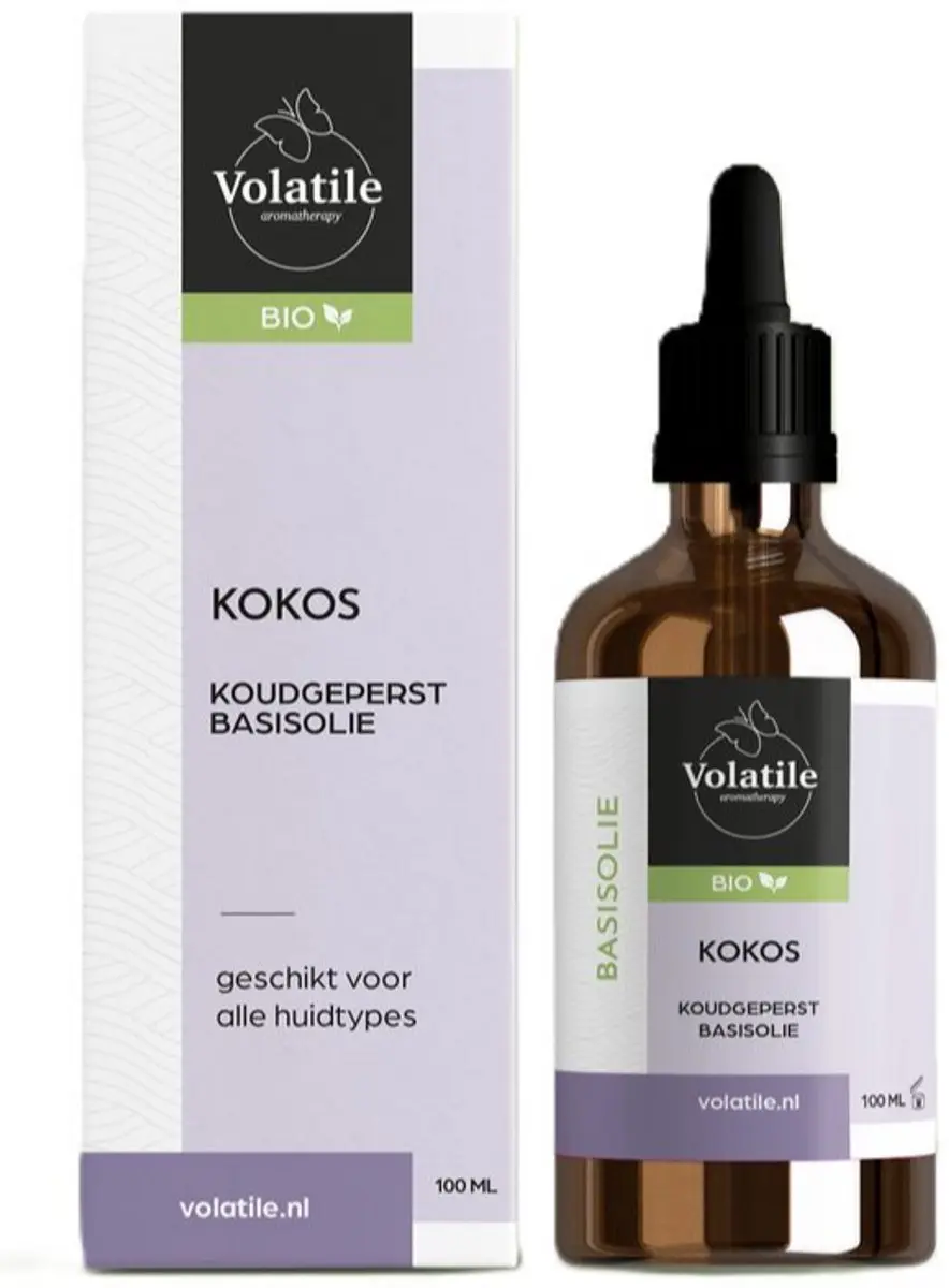 Volatile Kokos Koudgeperst Basisolie Bio 100ml