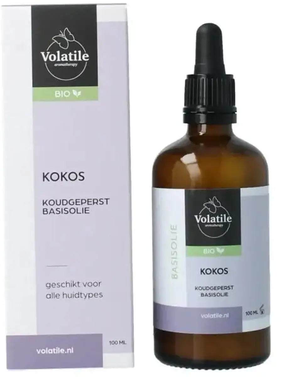 Volatile Kokos Koudgeperst Basisolie Bio 100ML